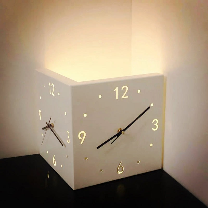Zegar ścienny LED Nordic Dual-Glow